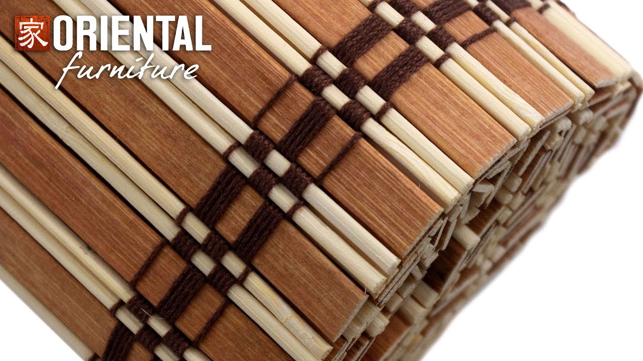 Cordless Bamboo Window Shades by Oriental Furniture
