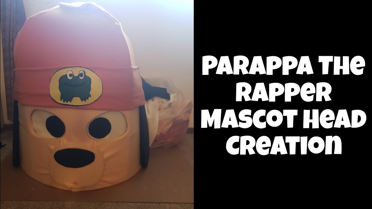 Process Of Creating My Parappa The Rapper Mascot head!