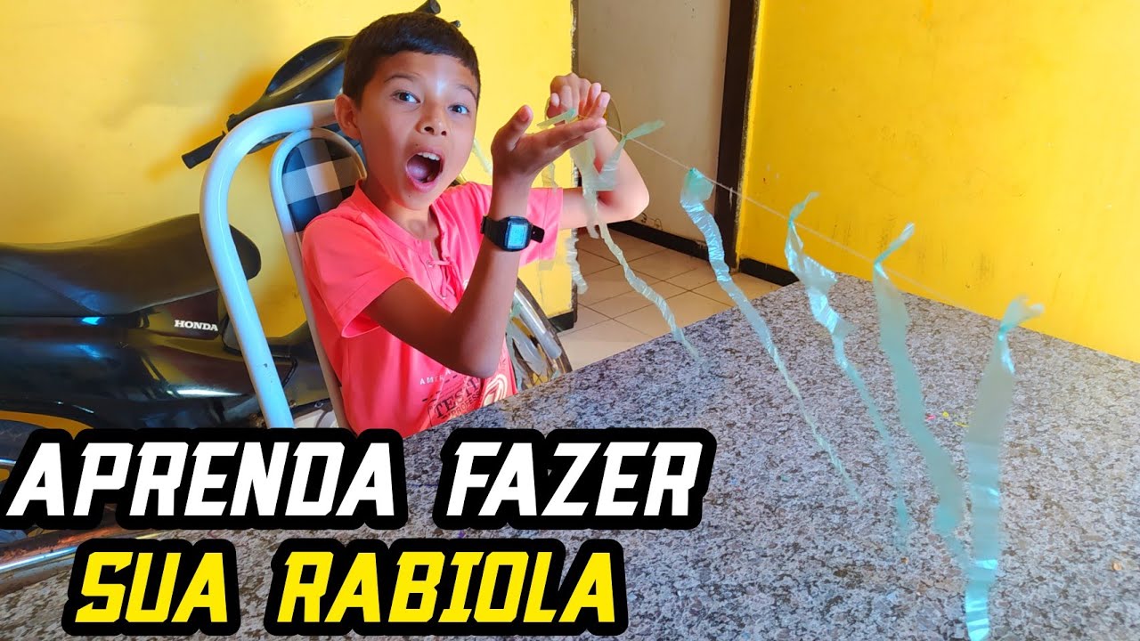 Aprenda A Fazer Uma Rabiola Para Sua Pipa Passo A Passo