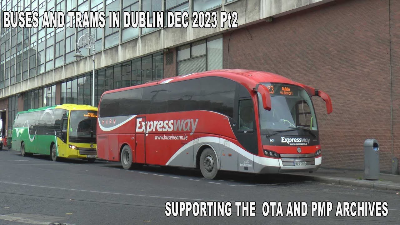 DUBLIN BUSES AND TRAMS DEC 2023