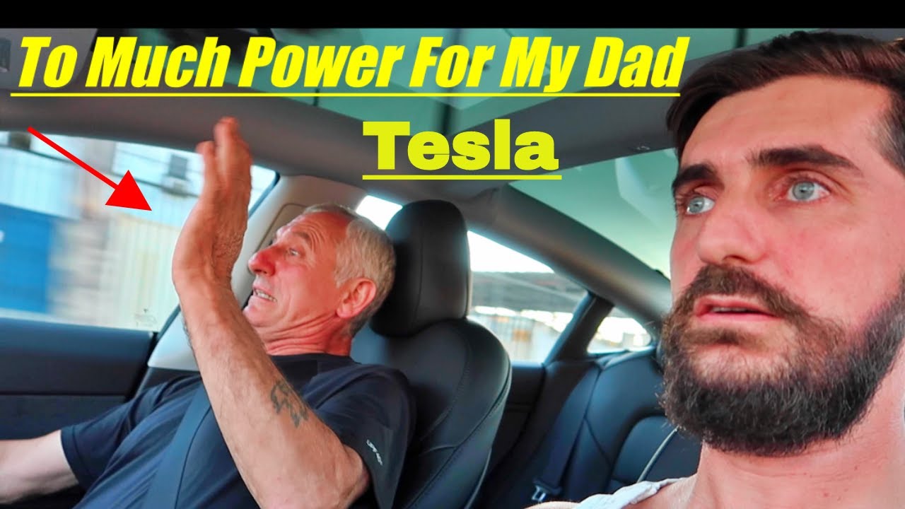 Incredible reaction From My Dad After Experiencing The New Tesla For The Very First Time In His Life