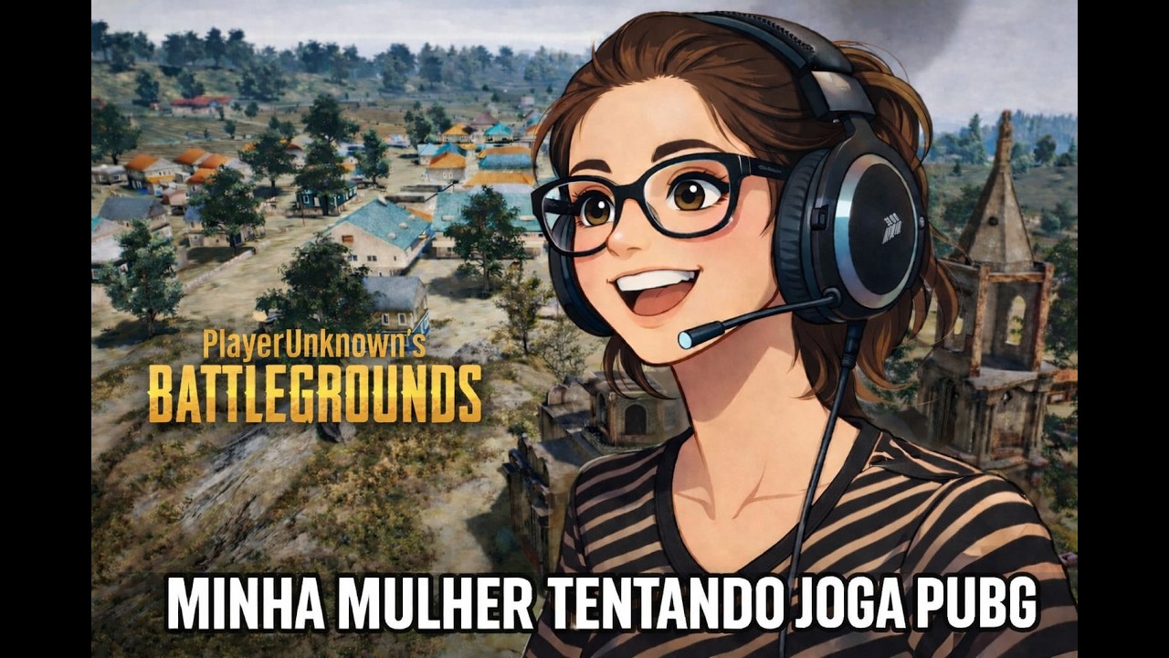 MINHA MULHER TENTANDO JOGAR PUBG  #pubg #pubglive #PUBG