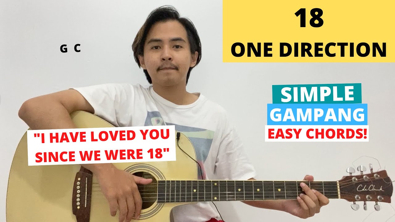 CHORD SIMPLE GAMPANG (18 - One Direction) (Tutorial Gitar) Easy Guitar Chords! VIRAL TIKTOK!