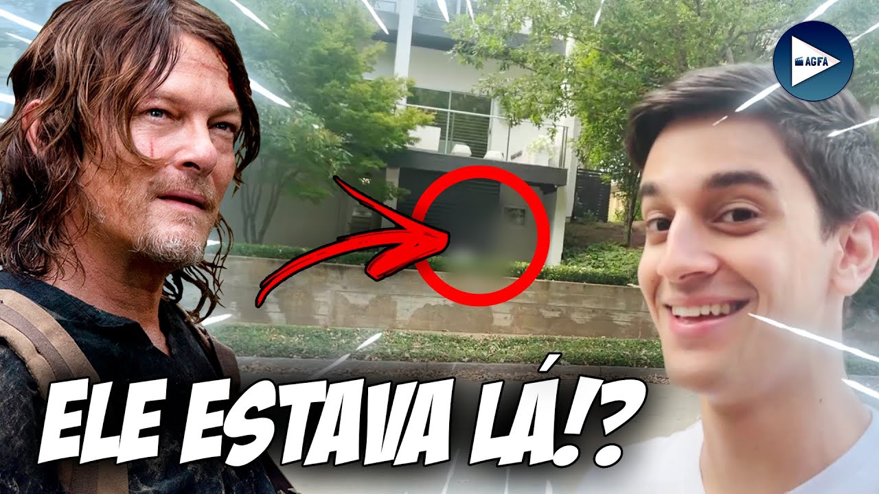 FUI NA CASA DO ATOR DO DARYL DE THE WALKING DEAD E FOMOS SEGUIDOS!