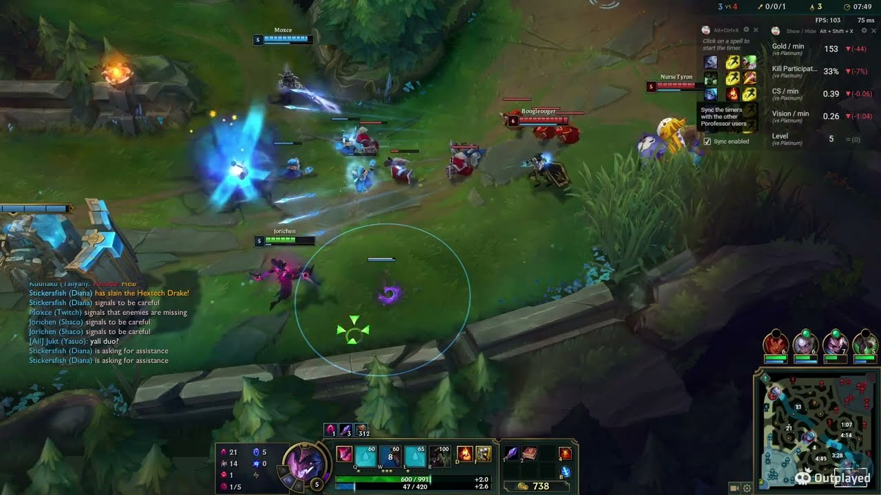 Shaco Support Perfect Game 10/0/11.