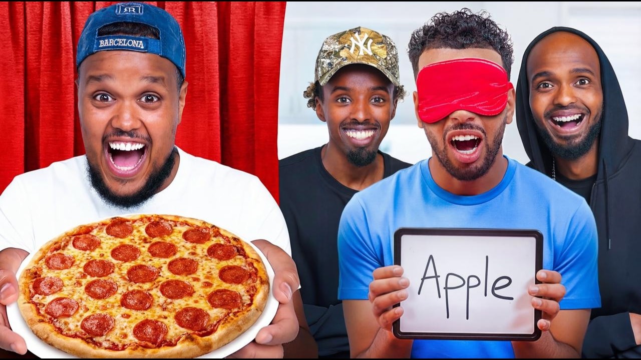 GUESS THE FOOD CHALLENGE (FT AJ & NIKO)