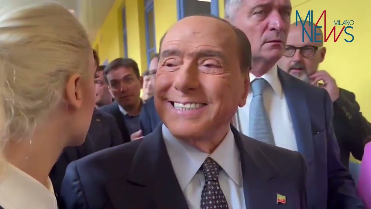 ELEZIONI, BERLUSCONI SCHERZA AL SEGGIO: SONO UNICO LEADER CHE HA LAVORATO