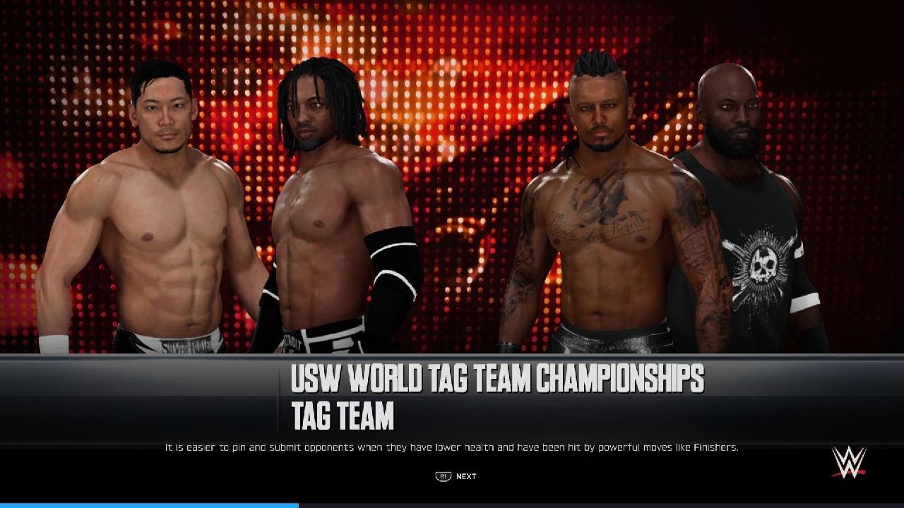 World Tag Team Titles: The Mob Vs The Bullet Club(USW)