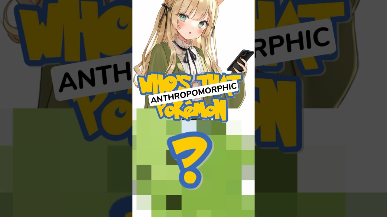 WHO'S THAT ANTHROPOMORPHIC POKEMON? #shorts #pokemon