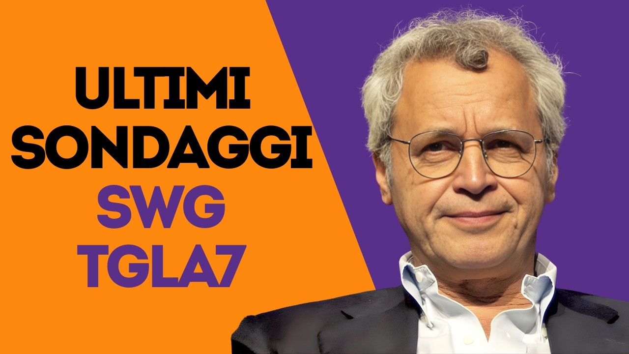 ULTIMI SONDAGGI POLITICI SWG PER IL TGLA7 DI ENRICO MENTANA.