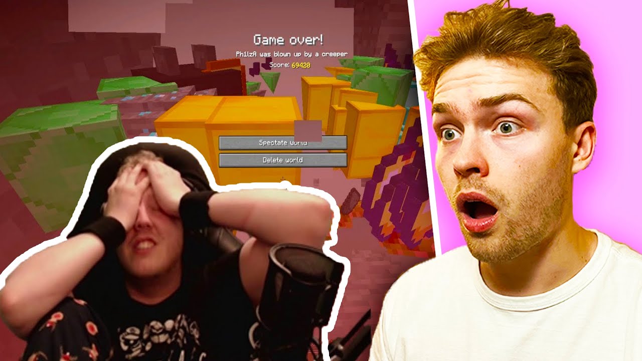 THE WORST MINECRAFT HARDCORE DEATHS