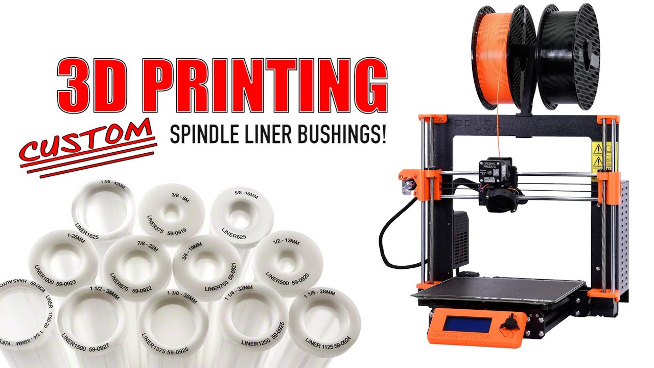 3D Printed Bushings for CNC Lathe Spindle Liners!