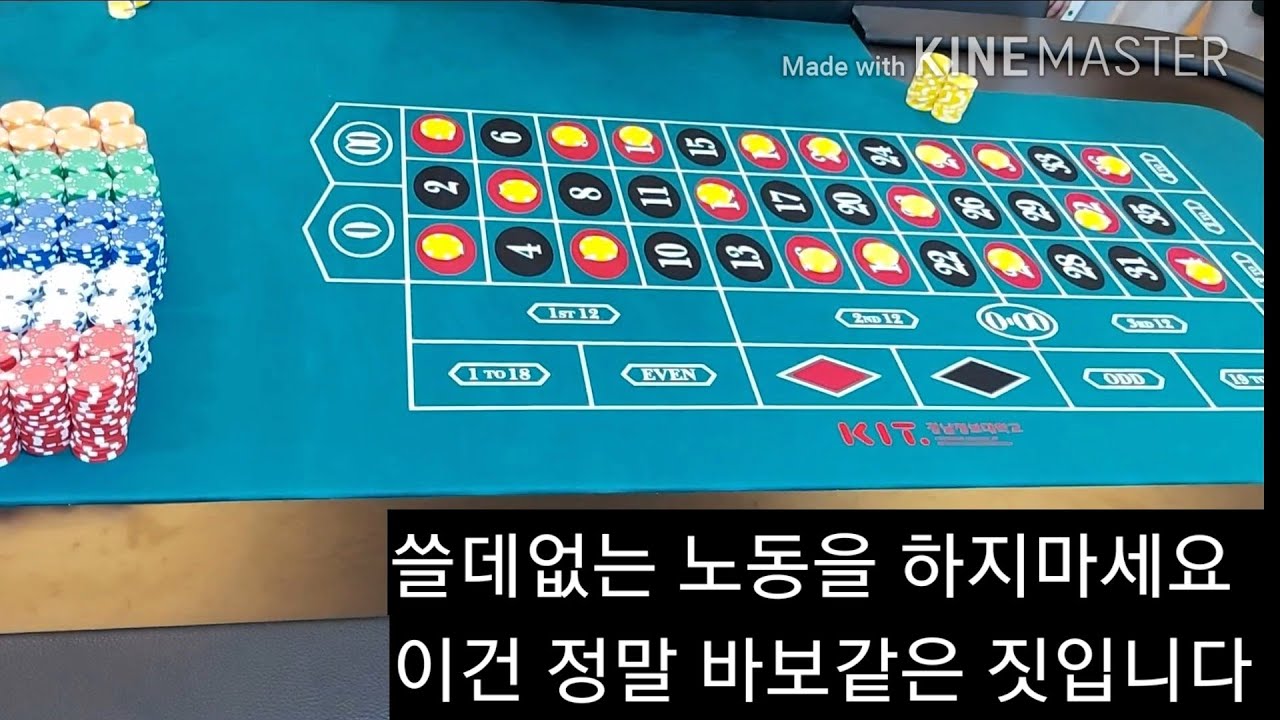카지노 룰렛 게임 초보자 입장에서 설명했습니다