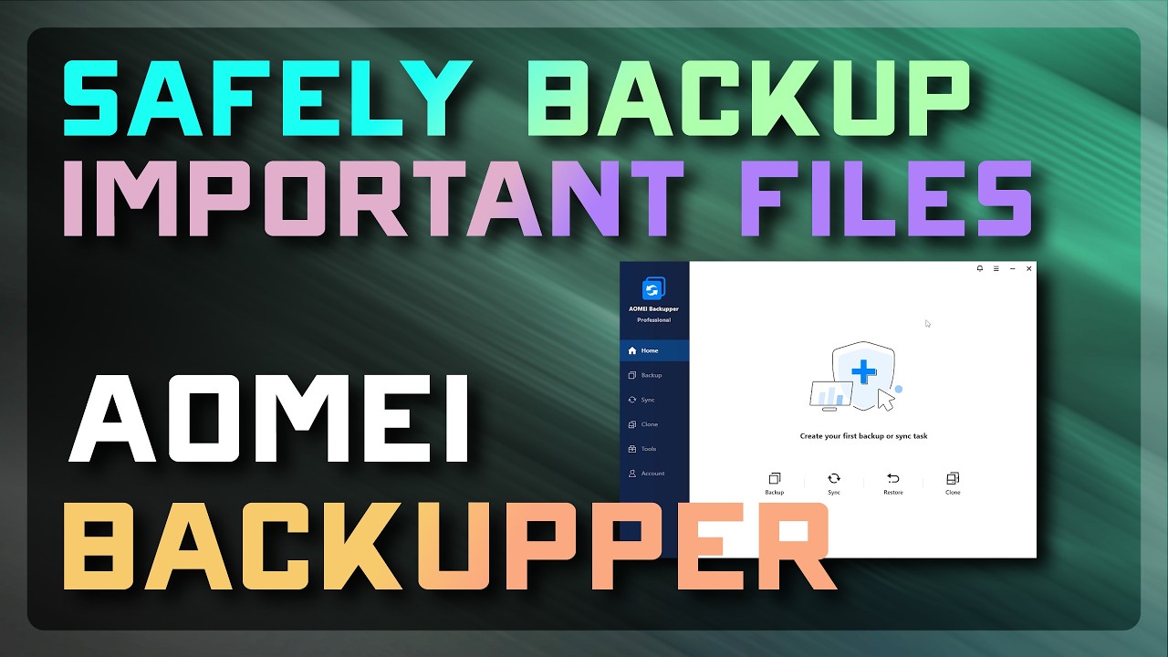 How to Back Up and Restore Files on Windows (Step-by-Step Guide) with AOMEI BACKUPPER