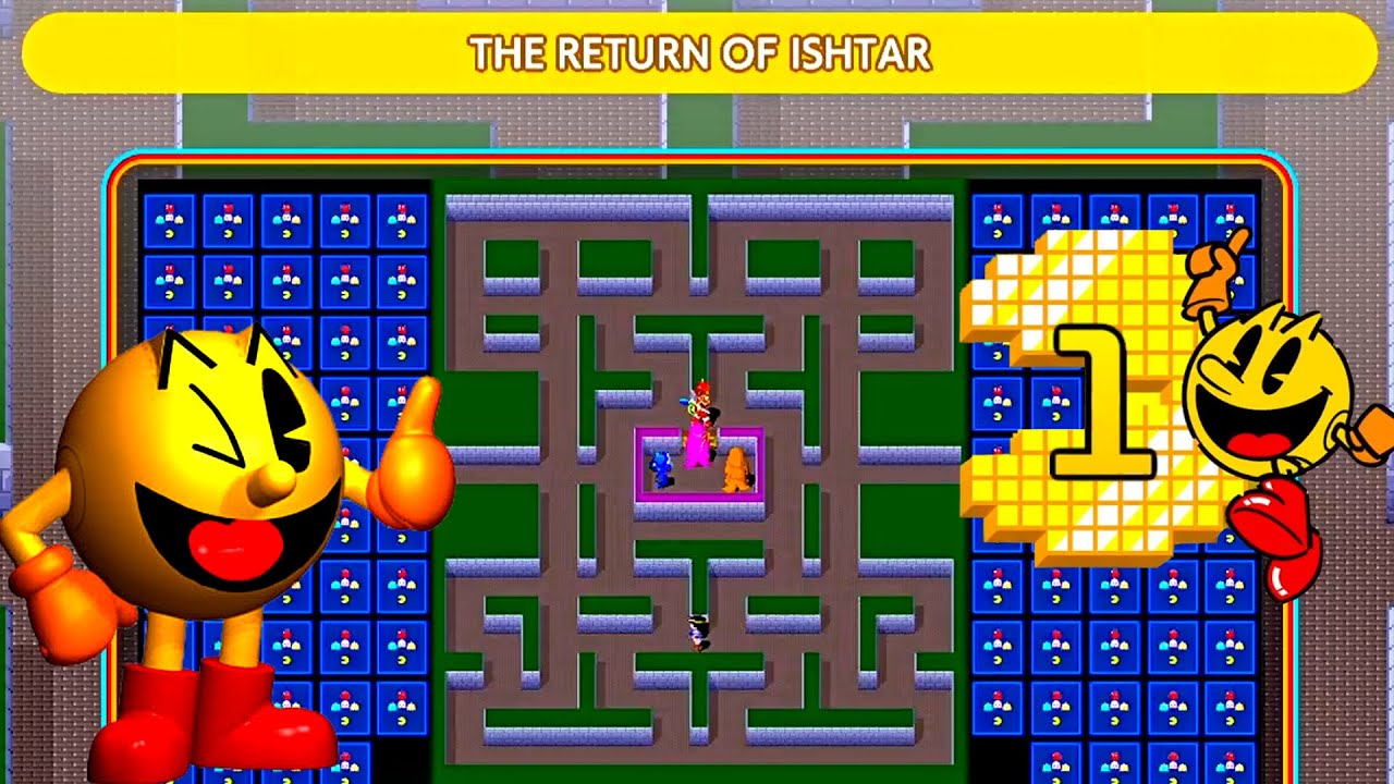 PAC-MAN 99 🍒 First Place Victory Win 🍒 The Return of Ishtar Design #26