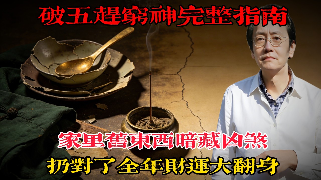 倪海廈：2月21日「破五」趕窮神！這3樣家裡的舊東西趕緊扔，2026年財神才肯進你家門！#倪海廈 #生肖 #黃曆