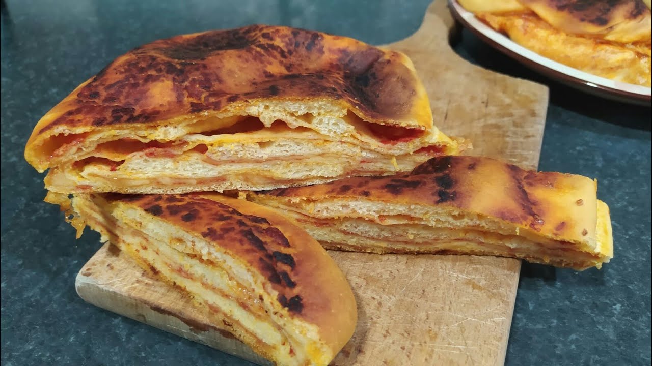Scaccia con lievito madre.