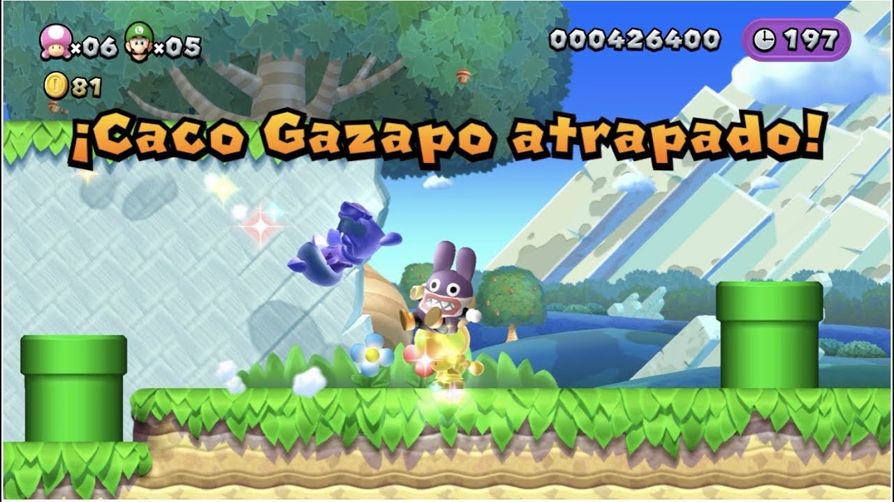 !A por el Caco Gazapo!!! | 03 | New Super Mario Bros. U Deluxe (New Super Luigi U)