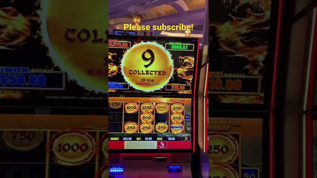 We Got the Minor on Golden Century Slot Game #slotgame #shorts #casino