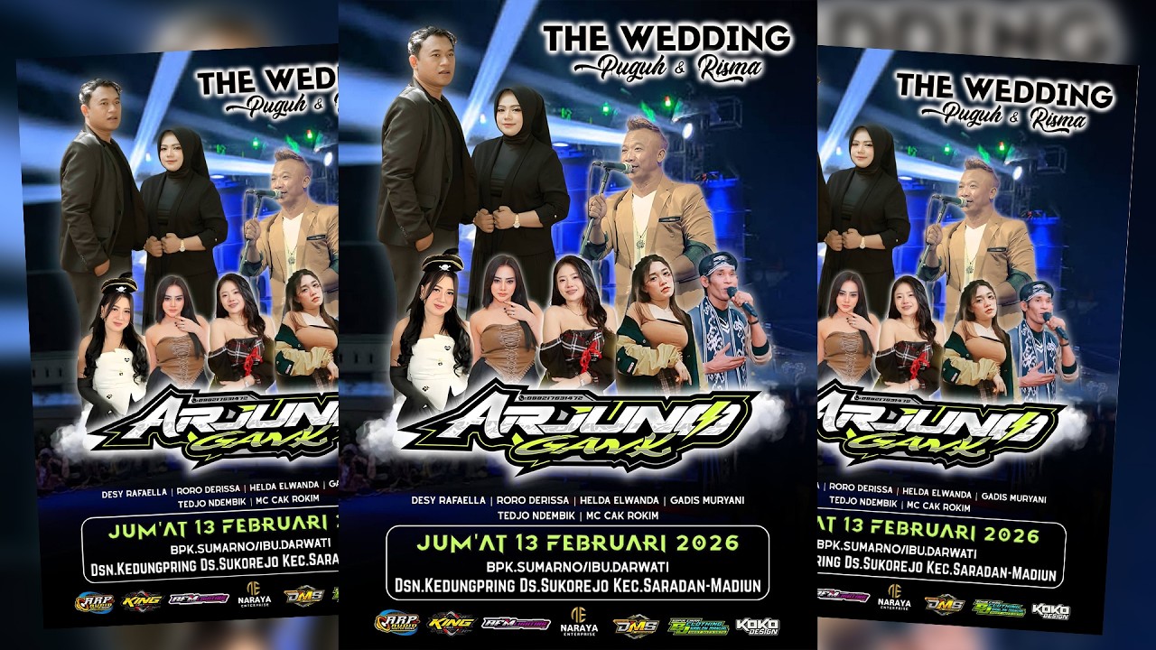 LIVE OM ARJUNO PUTRO - THE WEDDING 