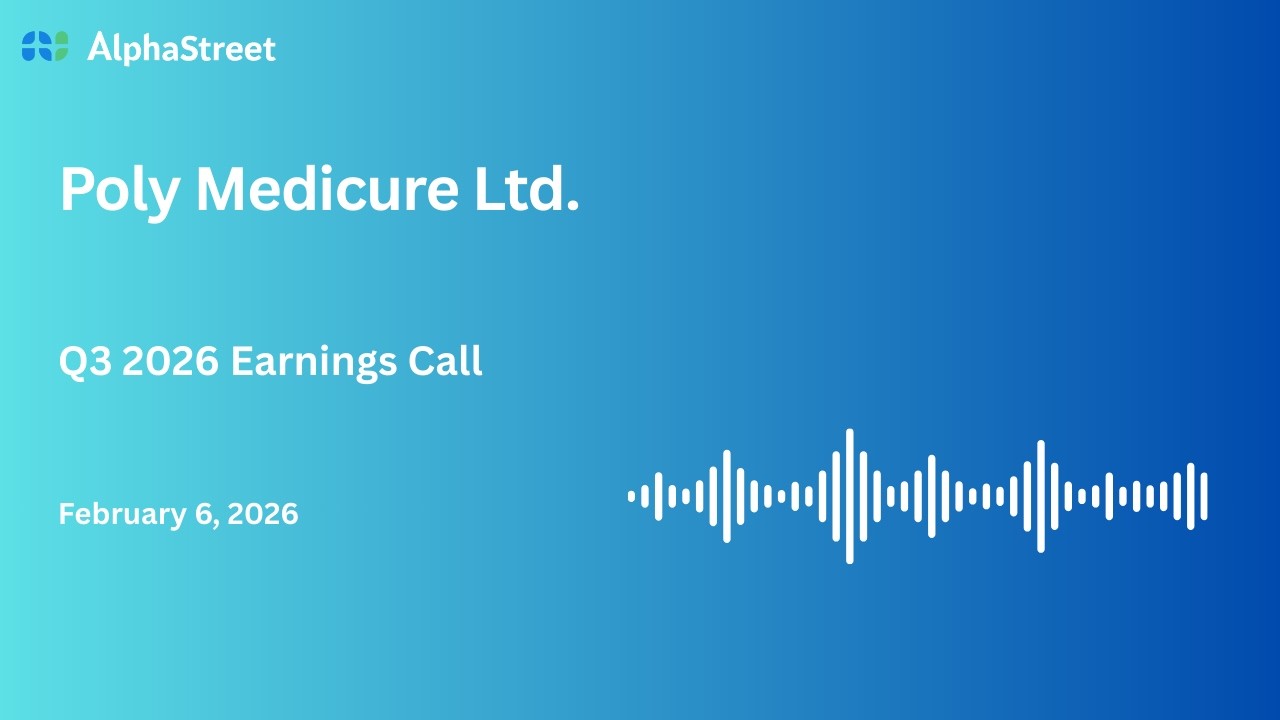 Poly Medicure Ltd. Q3 FY2025-26 Earnings Conference Call