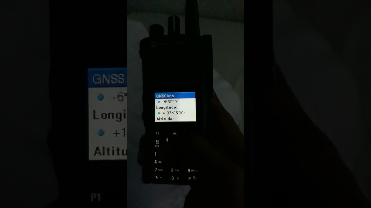 Motorola XiR P8668i GNSS Info