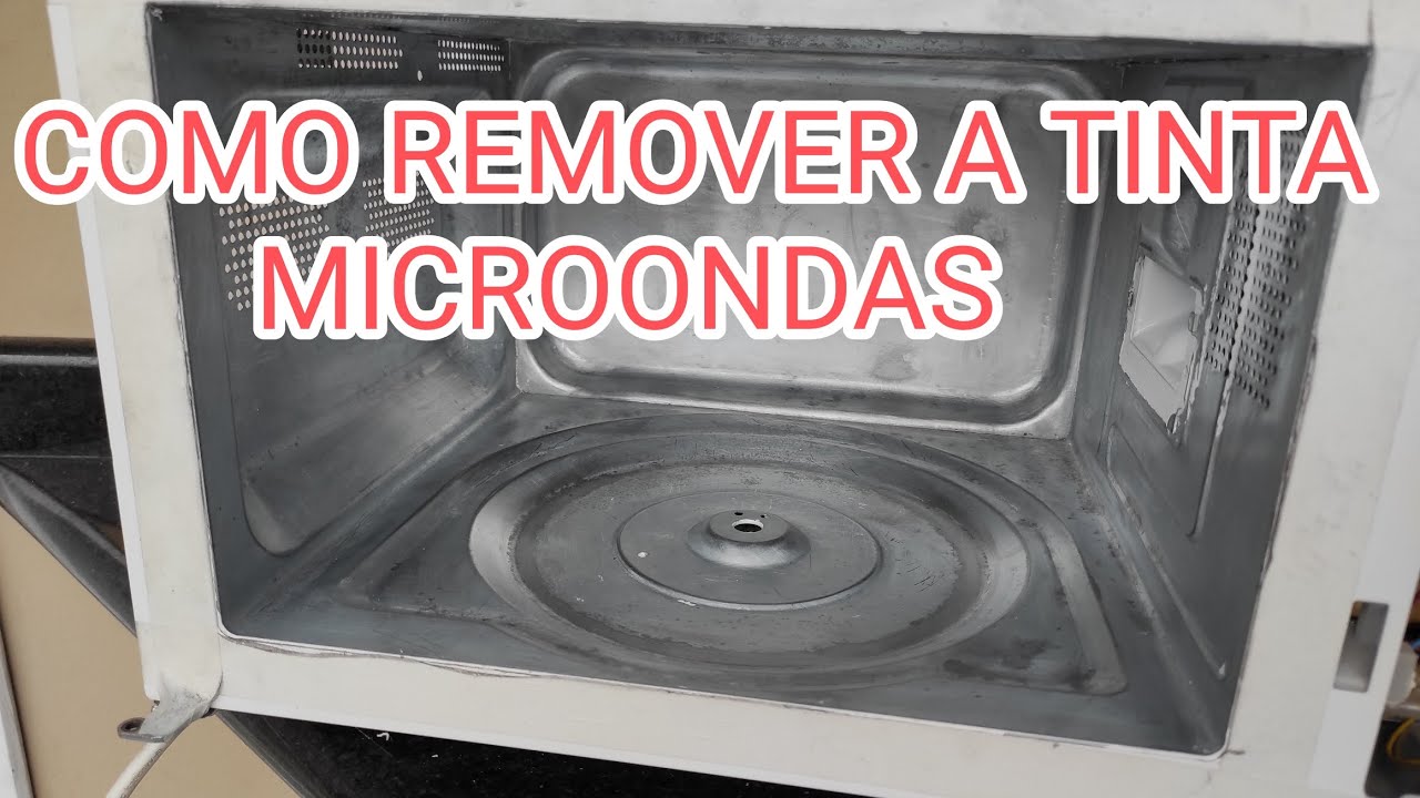 como remover a tinta do microondas fácil, essa dica e top