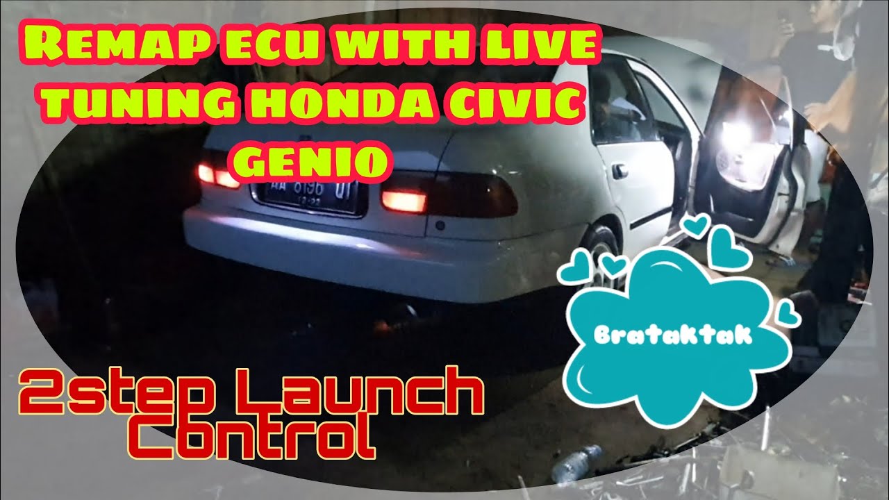 Remap and Live Tuning Honda Civic Genio with 2step Launch Control #remap #ecu #civic #genio
