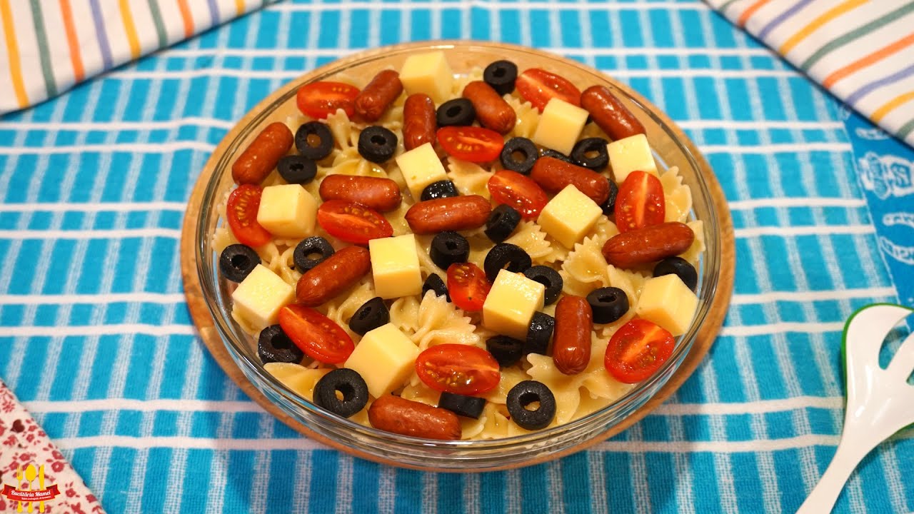 Salată de Paste cu Roșii Cherry și Cașcaval | Bucătăria Mamei