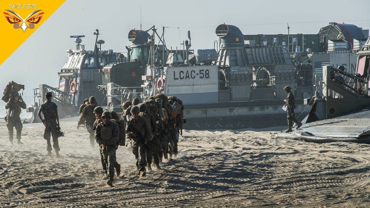 U.S Marines Dawn Blitz at Landing Support