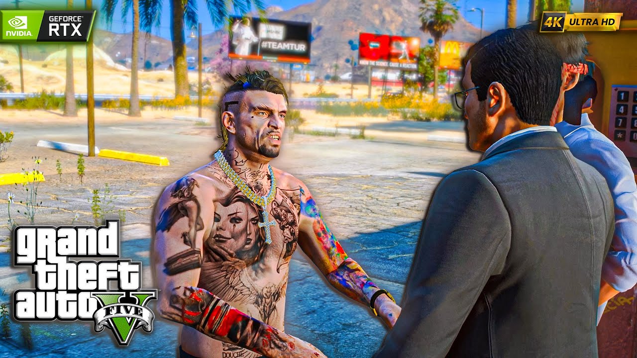 GTA 5 Remake 2025 Walkthrough Part 14 | Real Life RTX 4K HDR Graphics 60FPS Gameplay