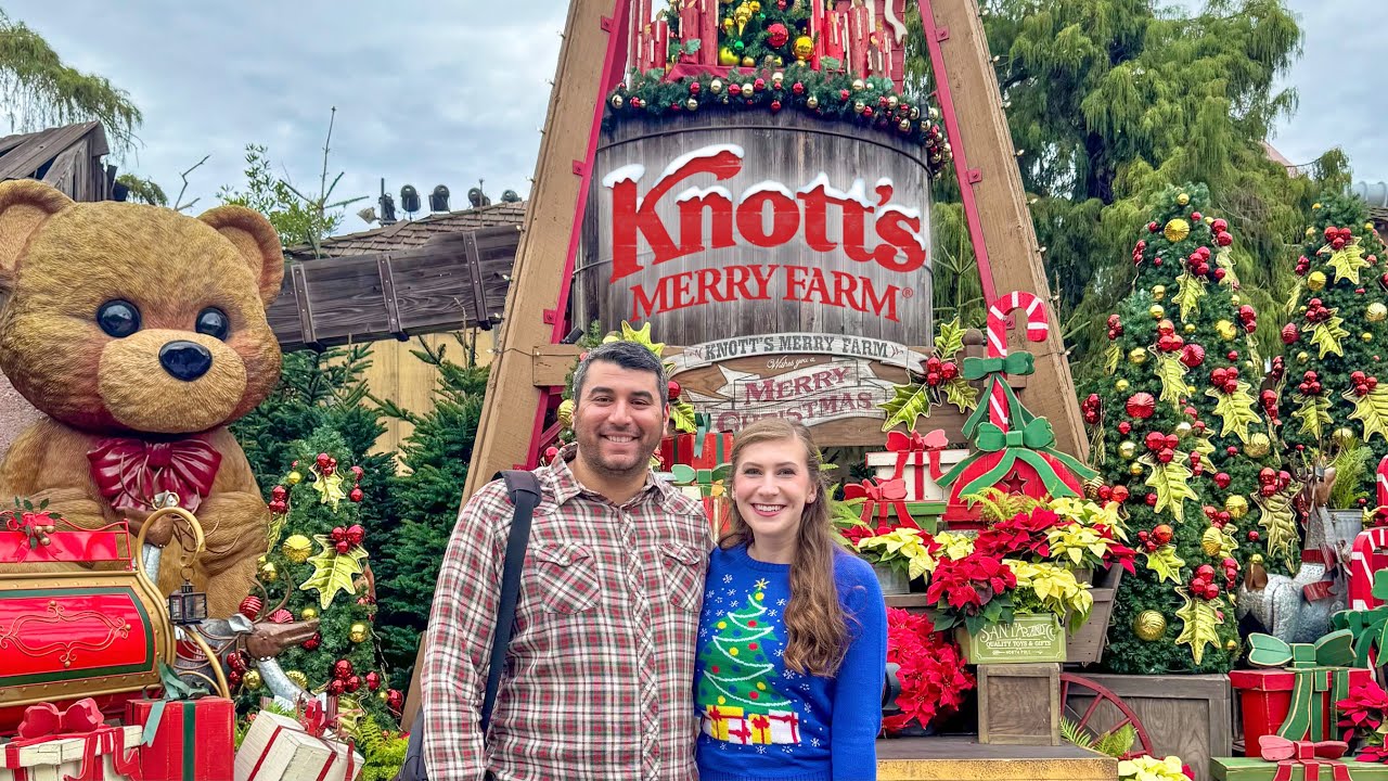 Лучшая еда в Knott's Merry Farm! Открытие праздничного сезона Knott's Berry Farm 2025