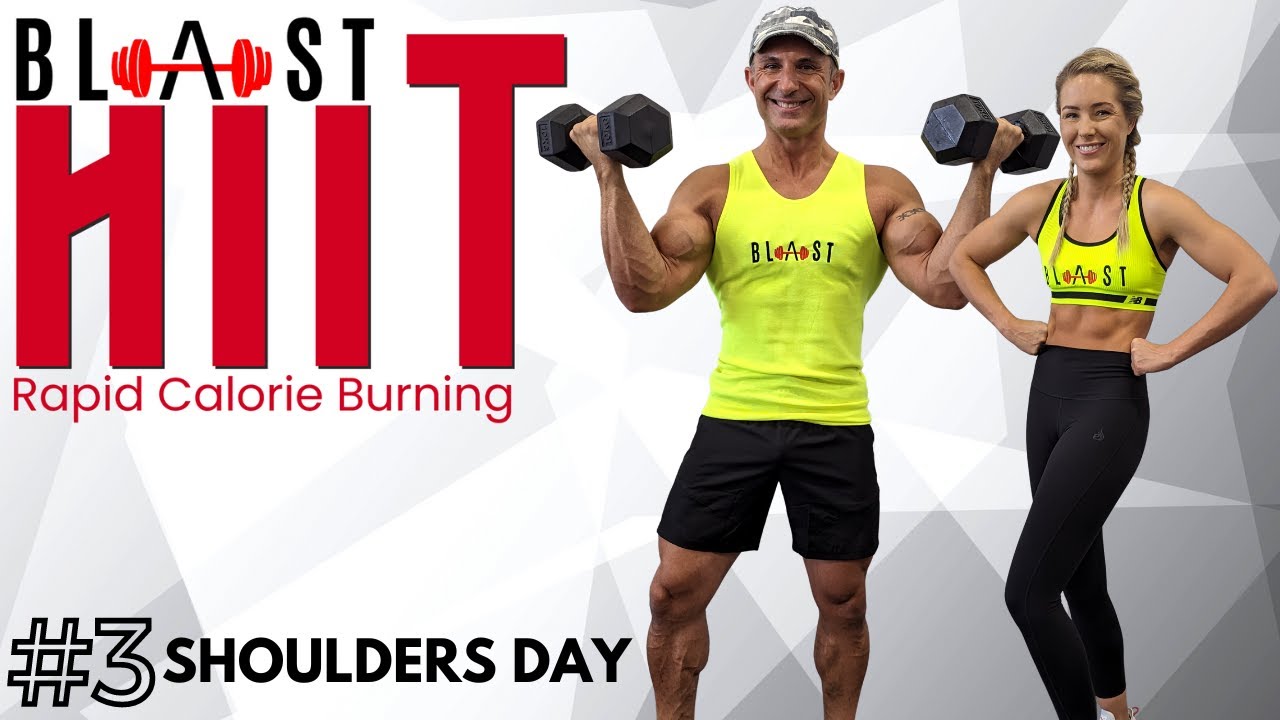BLAST Rapid Calorie Burning HIIT Workout with Dumbbells #3 By Coach Ali