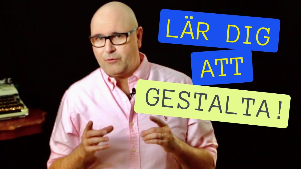 Romanskrivarskolan #5: Gestaltning