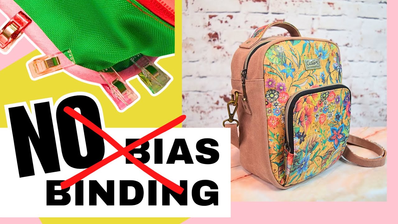 Hate Sewing Bias Binding? Try This Alternative Method for Your Bags!