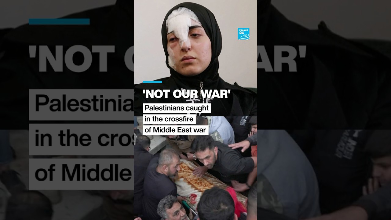 'Not our war': Palestinians caught in the crossfire of Middle East war &bull; FRANCE 24 English