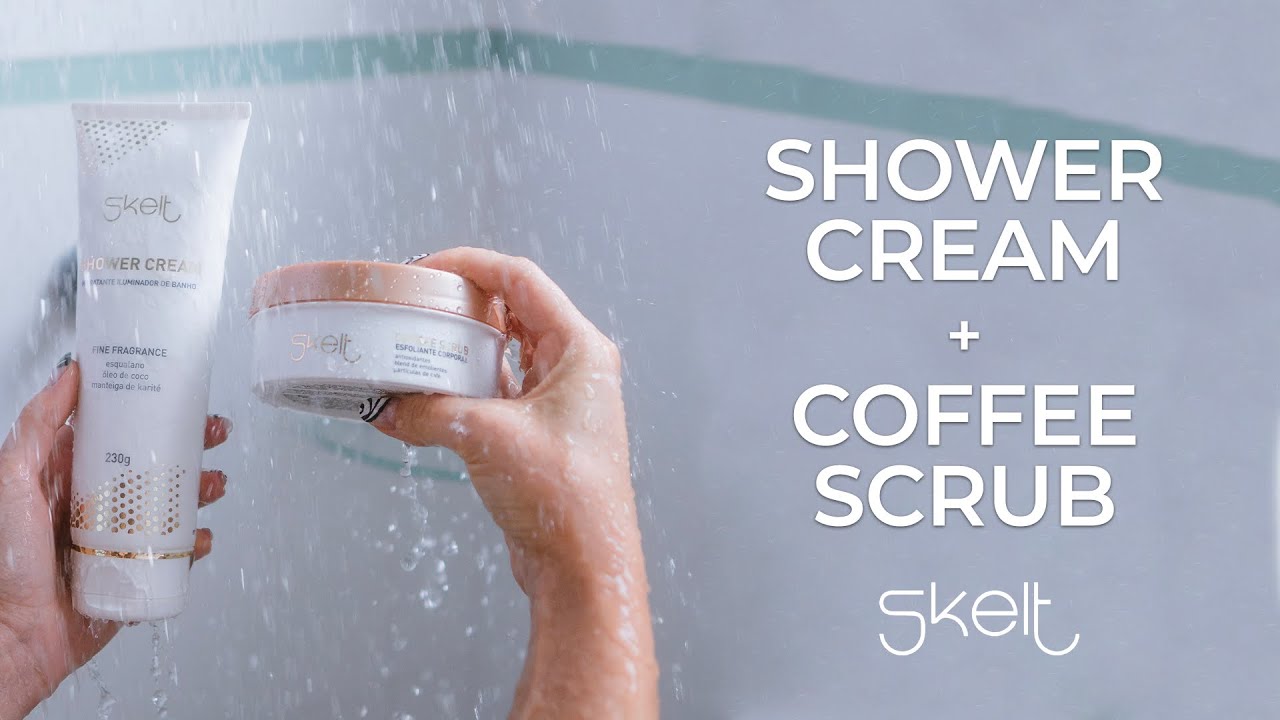 LANÇAMENTOS SKELT: TUDO SOBRE O COFFEE SCRUB E SHOWER CREAM | Amanda Wolf