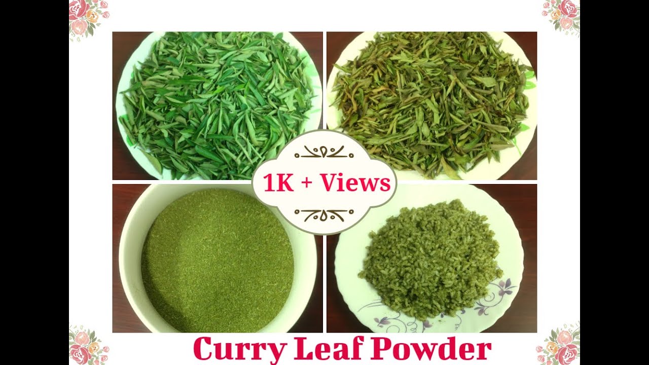 Curry Leaf Powder | Karuveppilai podi | Promotes Weight loss | Good for blood circulation