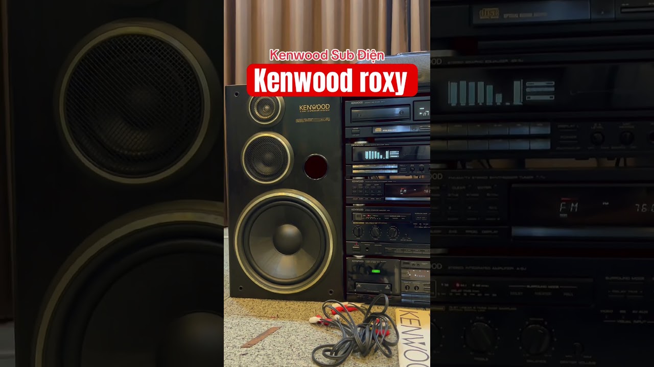 Pro audio kenwood roxy hiend audio made in japan #80smusic #audiophile #pioneer #amthanhbai #speaker