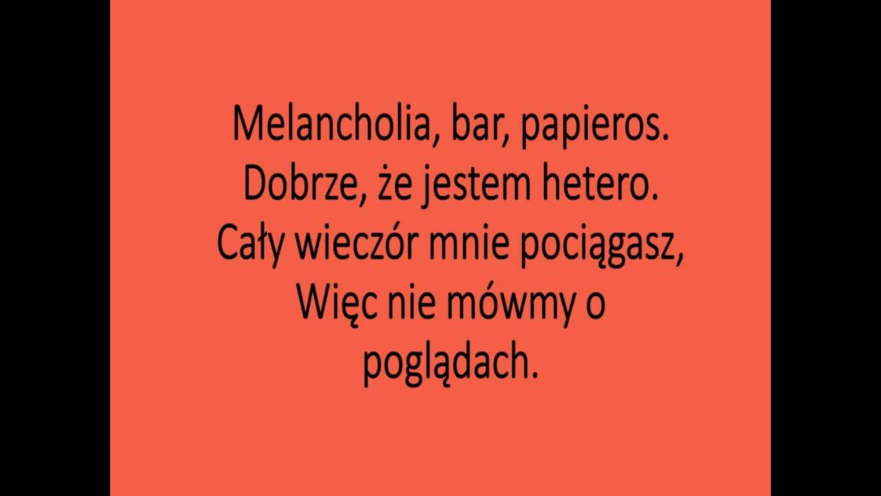 Poparzeni Kawą Trzy - Kawałek do tańca + tekst