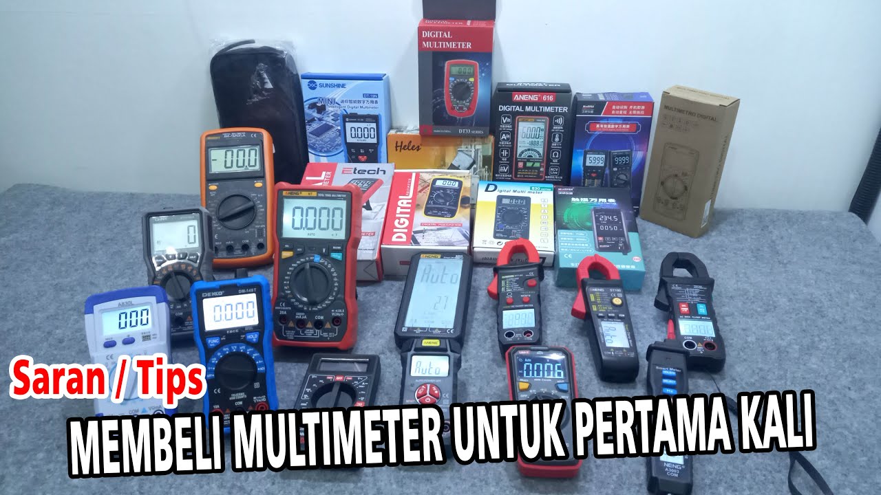 Saran / Tips Membeli Multimeter Untuk Pertama Kalinya