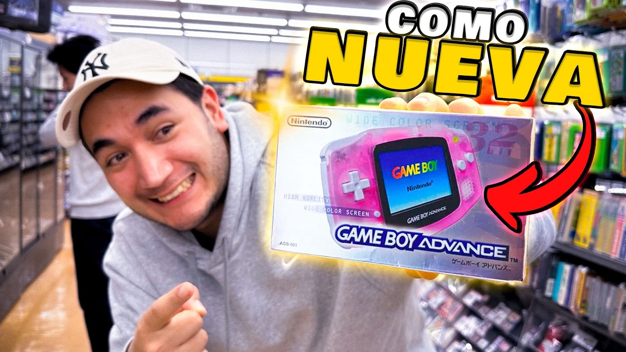 Encontré una GameBoy Advance COMO NUEVA en tienda de segunda mano de JAPON