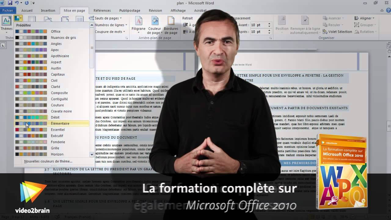 video2brain - Word 2010 : Niveau perfectionnement