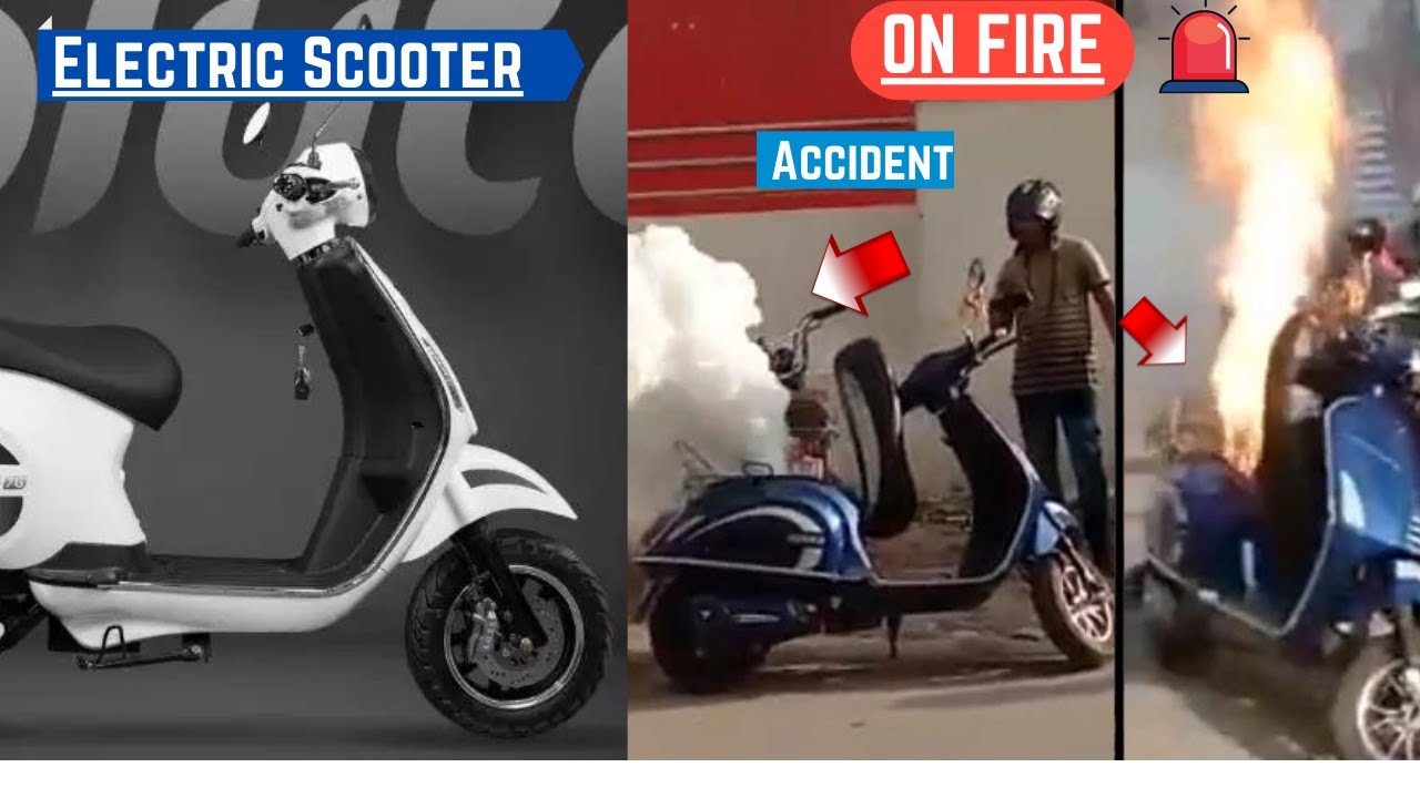 ELECTRIC SCOOTER On FIRE🔥🔥 !! Battery Blast ! PURE EV Electric Battery Scooter Issue? Should You Buy