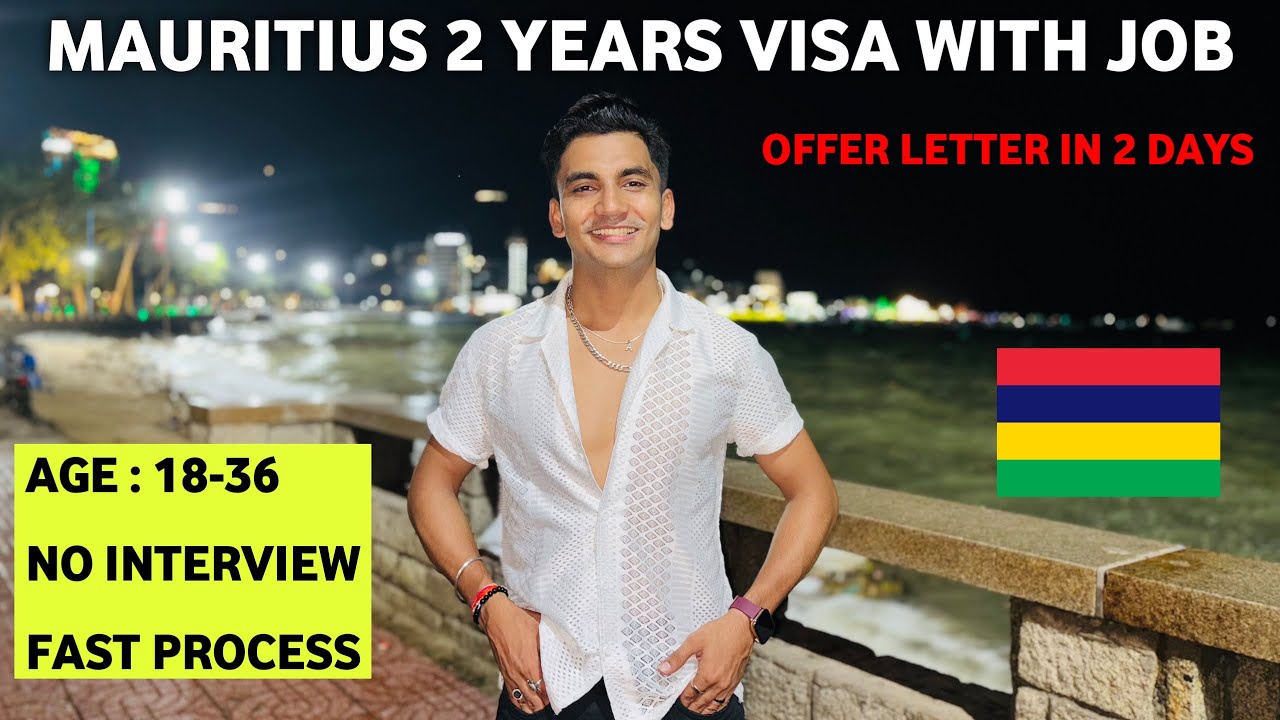 Mauritius 🇲🇺 Study Visa 2026 | Jobs in Mauritius For Indians | Work Permit | Food Delivery Job