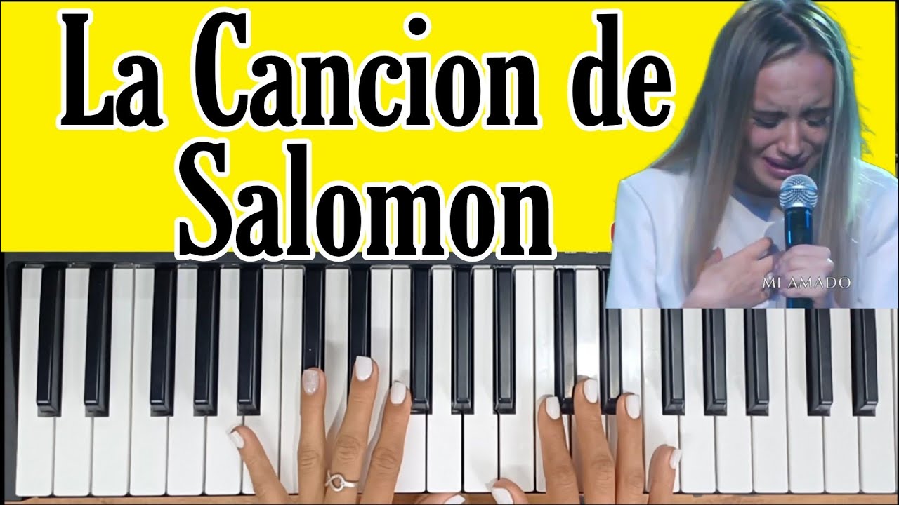 La cancion de Salomon / Tutorial Piano para Principiantes 2024 +Melodías