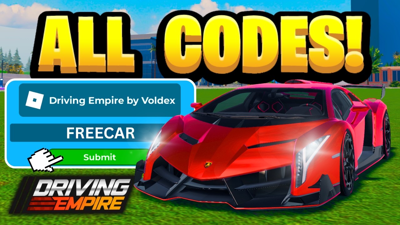 Все рабочие коды. Лето 2026. Driving Empire!