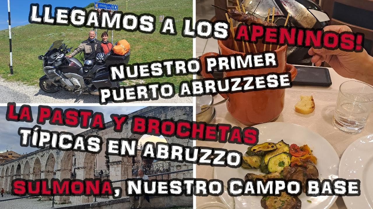 ABRUZZO EN MOTO(3): CIVITAVECCHIA-SULMONA: VALICO DI FORCA CARUSO. QUE COMER EN LA ZONA?
