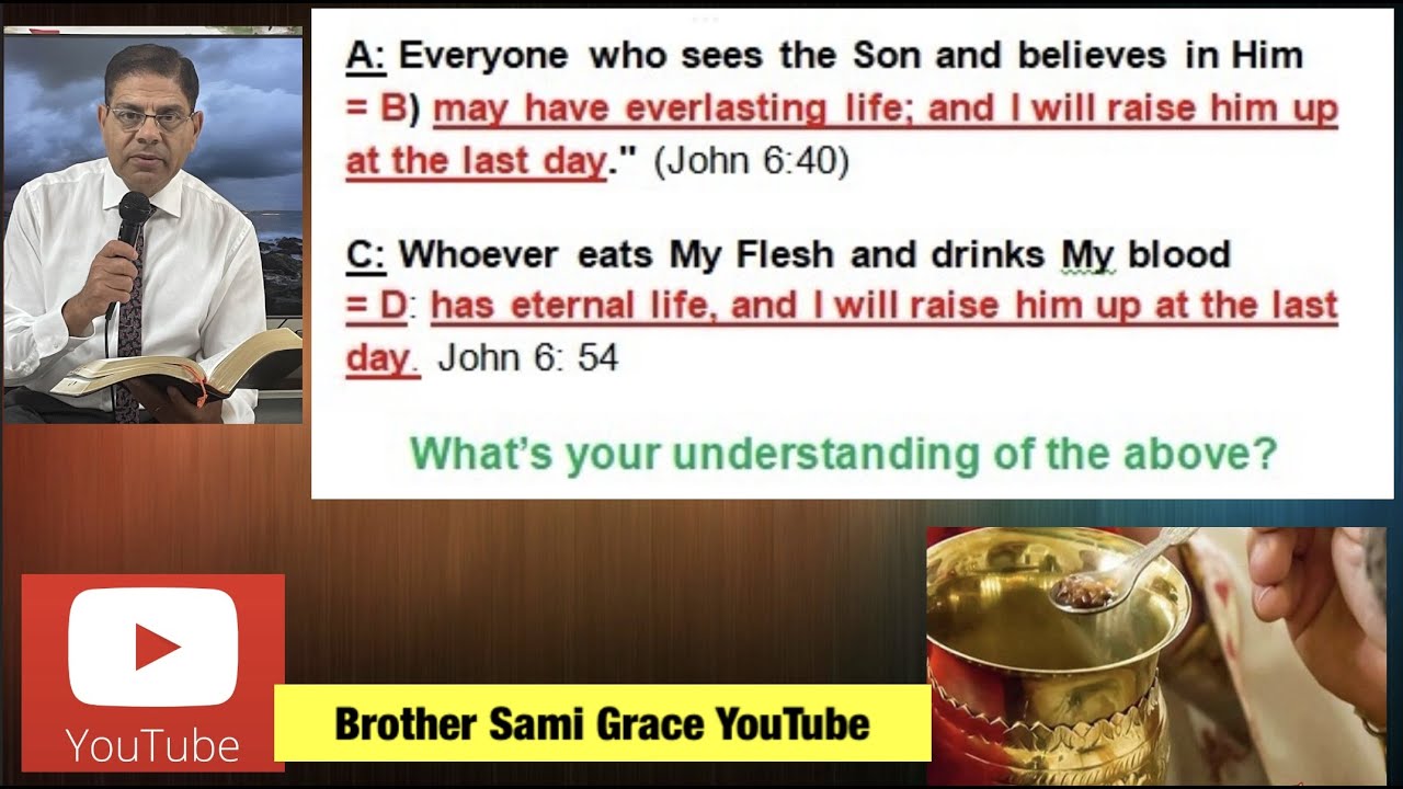 116E- Commentary on John 6, P3, Brother Sami Grace