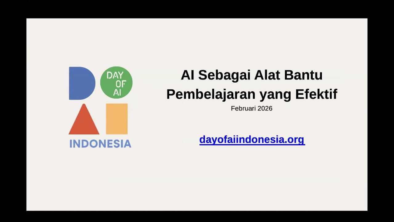 Workshop Literasi AI Day of AI Indonesia (Februari) - Sesi 2